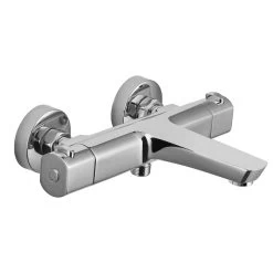 Mitigeur Thermostatique De Baignoire Chromé Brillant, ROUSSEAU Tokou