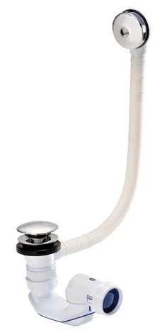 Vidage Pour Baignoire Commande Pied 650mm Clic-clac, 0203543, NICOLL