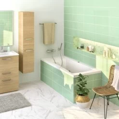 Baignoire Balnéo L.170x L.75 Cm, KINEDO Avantage Sans Tablier