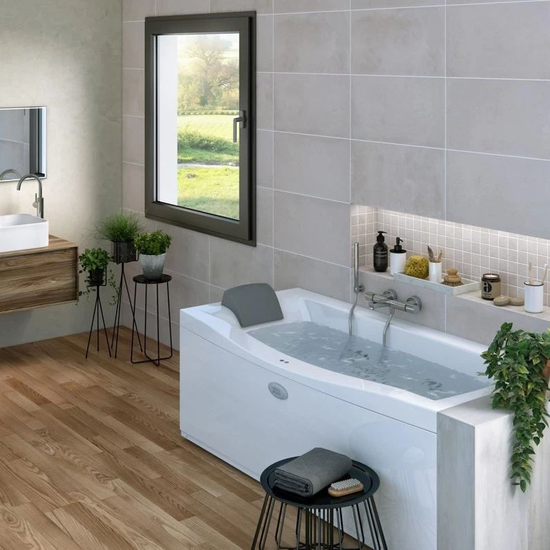 Baignoire Balnéo L.170x L.70 Cm, PROJECTA BY JACUZZI Wave Droite 1 Baignoire Balnéo L.170x L.70 Cm, PROJECTA BY JACUZZI Wave Droite