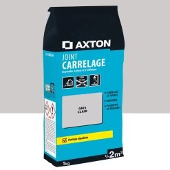 Joint, Poudre AXTON Gris Clair 1.0 Kg, 2 M²