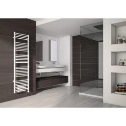 Sèche-serviettes électrique Avec Soufflerie IRSAP Wings, 500 + 1000 W