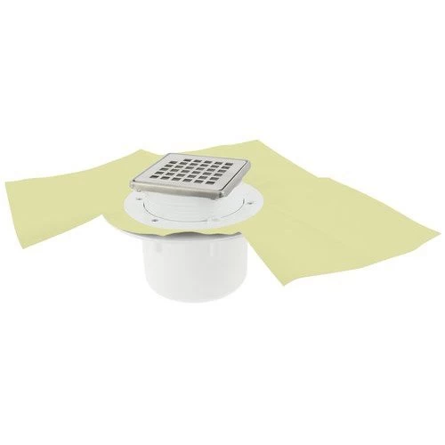 Siphon De Sol Vertical Grille Inox Pour Revêtement à Carreler Et Natte, NICOLL 1 Siphon De Sol Vertical Grille Inox Pour Revêtement à Carreler Et Natte, NICOLL