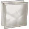 Brique De Verre, Blanc Lisse Brillant