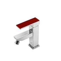 Mitigeur De Bidet Rouge Brillant, MARTI 1921 Willy Rouge