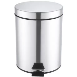 Poubelle De Salle De Bains 5 L Chrome SENSEA Urban
