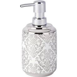 Distributeur De Savon Barock WENKO Blanc/argent