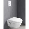 Pack WC Suspendu Architectura VILLEROY & BOCH, Bâti Sol GROHE, Plaque Chrome