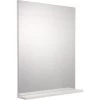 Miroir Avec Tablette Blanc, L. 60.0 Cm Opale