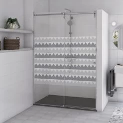 Sticker Paroi De Douche 100x100cm Valsini Souris, PLAGE