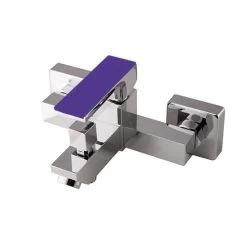 Mitigeur Mécanique De Baignoire Chromé Brillant, MARTI 1921 Willy Aubergine