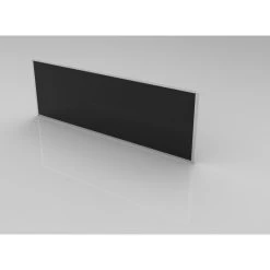 Rectangulaire, THALA Tablier Verre Noir L.180