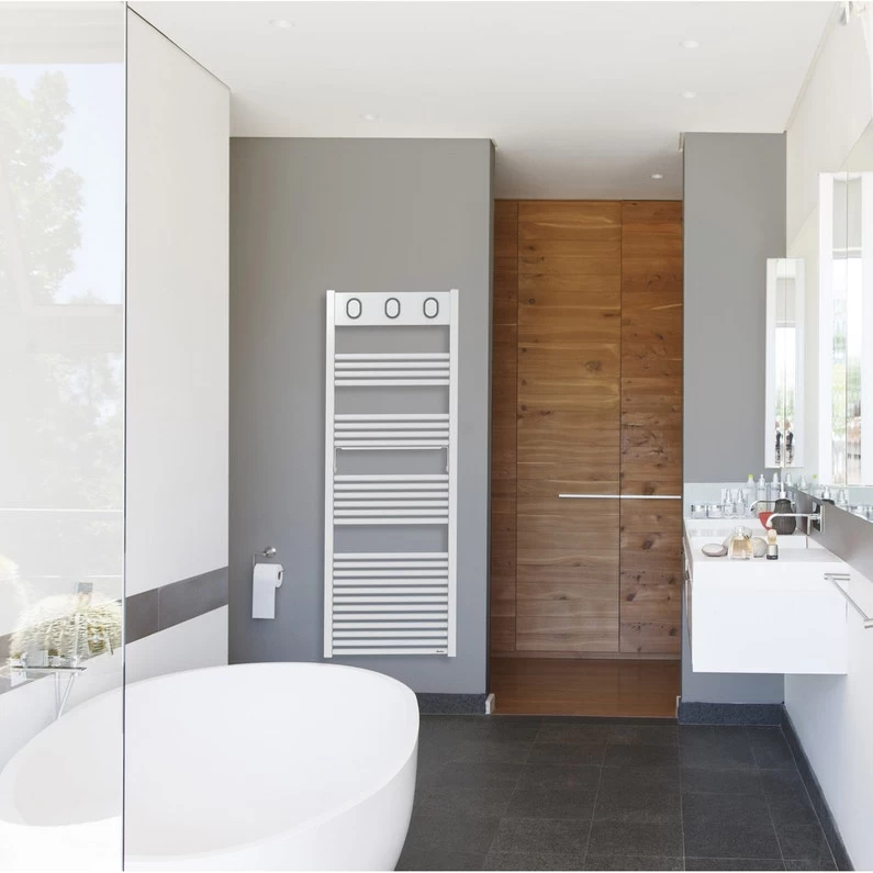 Sèche-serviettes Eau Chaude Acier SAUTER Marapi Blanc, 453 W 1 Sèche-serviettes Eau Chaude Acier SAUTER Marapi Blanc, 453 W