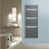 Sèche-serviettes Eau Chaude Acier ACOVA Madras Gris Aluminium, 514 W