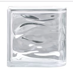 Brique Finition Terminale Linéaire, Transparent Vague Brillant