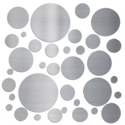 2 Stickers Bulles, 15×15 Cm