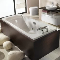 Baignoire Rectangulaire L.180x L.80 Cm Blanc, JACOB DELAFON Ove