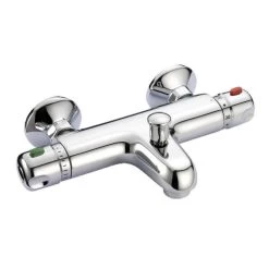 Mitigeur Thermostatique De Baignoire Chromé Brillant, SENSEA Slimo