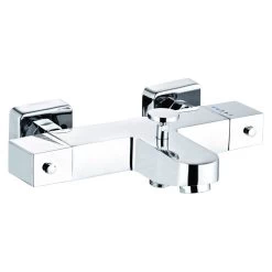 Mitigeur Thermostatique De Baignoire Chromé Brillant, ROUSSEAU Notus