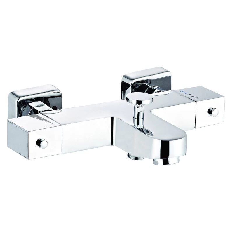 Mitigeur Thermostatique De Baignoire Chromé Brillant, ROUSSEAU Notus 1 Mitigeur Thermostatique De Baignoire Chromé Brillant, ROUSSEAU Notus