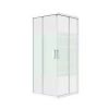 Porte De Douche Coulissante, Angle Rectangle, 140 X 90 Cm, Sérigraphié, Charm