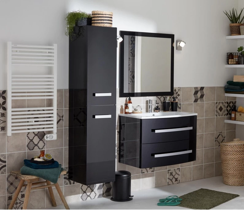 Sèche-serviettes électrique à Inertie Fluide ACOVA Tweed Blanc 500W 1 Sèche-serviettes électrique à Inertie Fluide ACOVA Tweed Blanc 500W