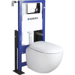 Pack WC Suspendu Bâti Universel Double Osmose Rimfree GEBERIT