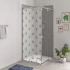 Sticker Paroi De Douche 100x200cm Ruissellement Gris, PLAGE