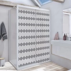 Sticker Paroi De Douche 100x200cm Perlée De Minuit, PLAGE