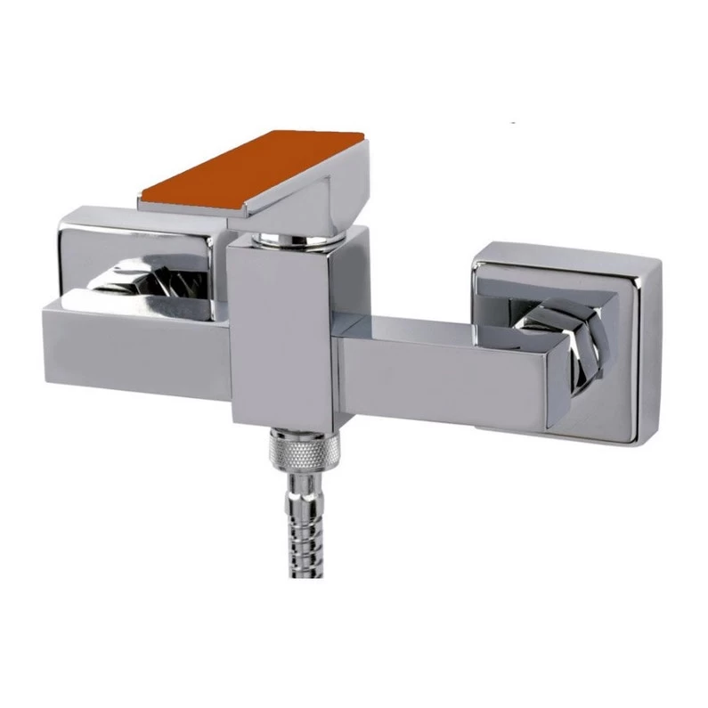 Mitigeur Mécanique Douche Orange Brillant, MARTI 1921 Willy Orange 1 Mitigeur Mécanique Douche Orange Brillant, MARTI 1921 Willy Orange