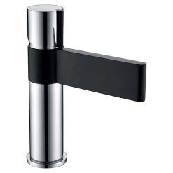 Mitigeur De Lavabo Noir Brillant Steel