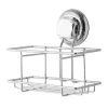 Etagère De Bain / Douche à Ventouse, Gris, Bestlock