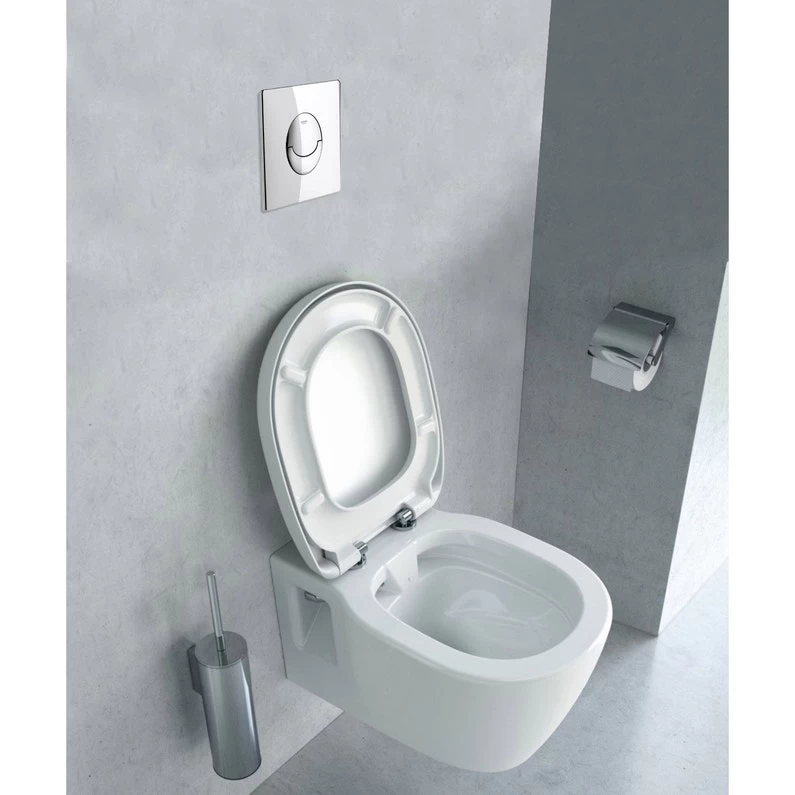 Pack WC Suspendu Bâti Sol Double Rapid Sl Et Connect Chromé GROHE 1 Pack WC Suspendu Bâti Sol Double Rapid Sl Et Connect Chromé GROHE