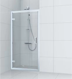 Porte De Douche Pivotante 80 Cm, Transparent, Charm