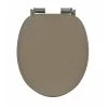 Abattant Frein De Chute Taupe Bois Compressé, SENSEA Blanka