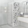 Sticker Paroi De Douche 100x200cm City Blanc, PLAGE