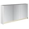 Armoire De Toilette Lumineuse L. 130 Cm, Blanc Mat, DECOTEC Egerie