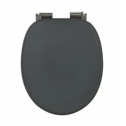 Abattant Frein De Chute Gris Bois Compressé, SENSEA Blanka