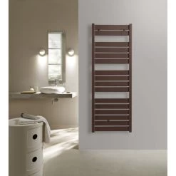 Sèche-serviettes Eau Chaude Acier ACOVA Madras Marron Foncé, 804 W