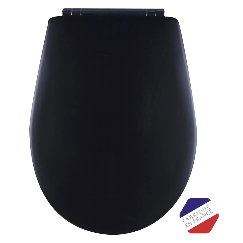 Abattant Frein De Chute Déclipsable Noir Bois Réticulé®, OLFA Woodclip 1 Abattant Frein De Chute Déclipsable Noir Bois Réticulé®, OLFA Woodclip