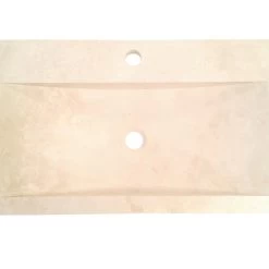 Vasque à Poser Travertin L.70 X P.40 Cm Beige / Naturel Edith