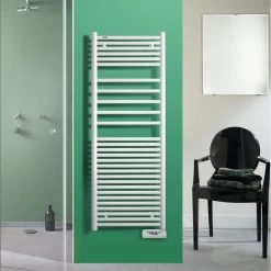 Sèche-serviettes électrique à Inertie Fluide ACOVA Angora Blanc 750W