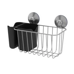 Panier De Bain / Douche à Ventouser, Chromé, Remix