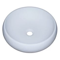 Vasque à Poser Résine De Synthèse Diam.40 Cm Blanc Moon 40