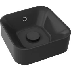 Vasque à Poser Résine De Synthèse L.38 X P.38 Cm Noir, SENSEA Capsule -Salle De Bain Magasin 70638582 3 0 5343947 v 000100000000