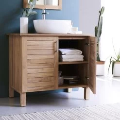 Vasque à Poser Céramique L.40.5 X P.40.5 Cm Blanc Lila -Salle De Bain Magasin 70660142 3 0 5718725 v 010000000000