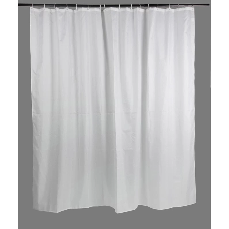 Rideau De Douche En Textile Blanc-blanc N°0 L.240 X H.200 Cm, Lily SENSEA 1 Rideau De Douche En Textile Blanc-blanc N°0 L.240 X H.200 Cm, Lily SENSEA