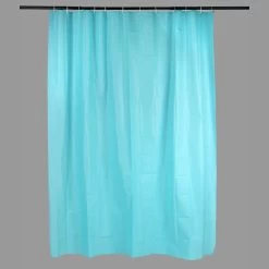 Rideau De Douche En Plastique Bleu L.180 X H.200 Cm, Joy SENSEA