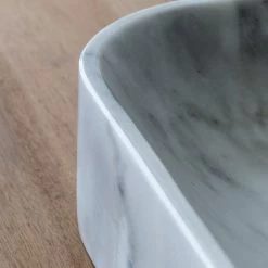 Vasque à Poser Marbre L.40 X P.7.5 Cm Blanc -Salle De Bain Magasin 75577551 6 0 5472472 v 000010000000