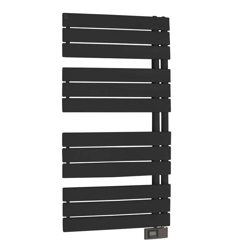 Sèche-serviettes électrique à Inertie Fluide DELTACALOR Asymétrique Noir Noir Ma 1 Sèche-serviettes électrique à Inertie Fluide DELTACALOR Asymétrique Noir Noir Ma